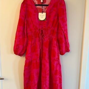 Women's Classic Rose Linen Long Sleeve Maxi Dress - kate spade new york x Target